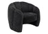 MN-A238112    Accent Chair, 29"h, Upholstered, Black Fabric, Contemporary, Modern