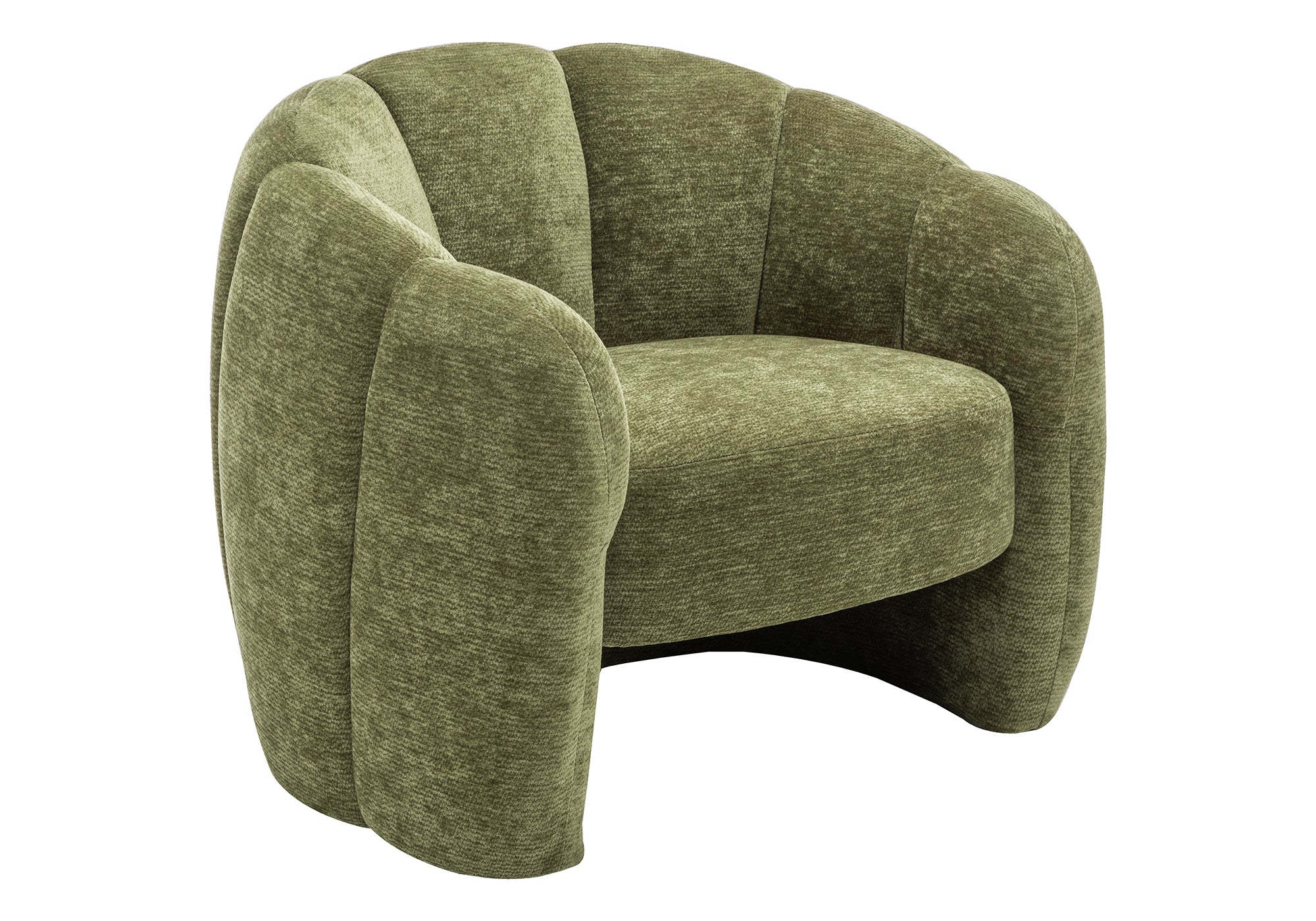 MN-A238115    Accent Chair, 29"h, Upholstered, Green Fabric, Contemporary, Modern