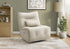 MN-858187    Reclining Chair, 35" Wide, Power Heat Massage, Power Recliner, Swivel, Glider, Upholstered, Beige Fabric