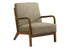 MN-V588331    Accent Chair, 34"h, Upholstered, Living Room, Bedroom, Light Brown Fabric, Brown Walnut Solid Wood, Modern, Mid Century