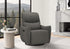 MN-G248401    Reclining Chair, 31" Wide, Power Recliner, Glider, Swivel, Usb Ports Included, Upholstered, Dark Grey Fabric