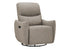 MN-G248402    Reclining Chair, 31" Wide, Power Recliner, Glider, Swivel, Usb Ports Included, Upholstered, Light Brown Fabric