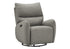 MN-G238405    Reclining Chair, 32" Wide, Glider, Power Recliner, Swivel, Usb Ports Included, Upholstered, Light Grey Fabric