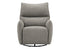 MN-G238405    Reclining Chair, 32" Wide, Glider, Power Recliner, Swivel, Usb Ports Included, Upholstered, Light Grey Fabric