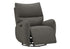MN-G238406    Reclining Chair, 32" Wide, Glider, Power Recliner, Swivel, Usb Ports Included, Upholstered, Dark Grey Fabric