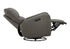 MN-G238406    Reclining Chair, 32" Wide, Glider, Power Recliner, Swivel, Usb Ports Included, Upholstered, Dark Grey Fabric