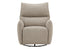 MN-G238407    Reclining Chair, 32" Wide, Glider, Power Recliner, Swivel, Usb Ports Included, Upholstered, Light Brown Fabric