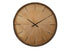 MN-D719022    Clocks, 30" Round, Large Oversized, Wall Clock, Brown, Modern, Contemporary