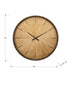 MN-D719022    Clocks, 30" Round, Large Oversized, Wall Clock, Brown, Modern, Contemporary