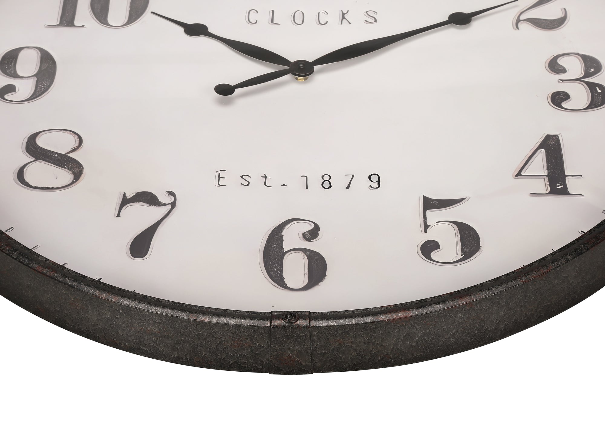 MN-169024    Clocks, 30" Round, Large Oversized, Wall Clock, Brown, Transitional