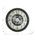 MN-229030    Clocks, 30" Round, Gear Mechanism, Large Oversized, Wall Clock, Brown, Transitional