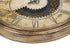 MN-269034    Clocks, 30" Round, Gear Mechanism, Large Oversized, Wall Clock, Antique Gold, Transitional