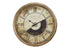 MN-269034    Clocks, 30" Round, Gear Mechanism, Large Oversized, Wall Clock, Antique Gold, Transitional