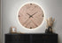 MN-C879037    Clocks, 30" Round, Large Oversized, Wall Clock, Brown, Contemporary, Modern