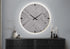 MN-879038    Clocks, 30" Round, Large Oversized, Wall Clock, Grey, Contemporary, Modern