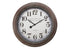 MN-369049    Clocks, 20" Round, Wall Clock, Antique Brown, Transitional