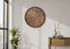 MN-A999051    Clocks, 20" Round, Wall Clock, Light Brown Face, Brown Frame, Contemporary, Modern