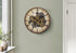 MN-479063    Clocks, 20" Round, Gear Mechanism, Wall Clock, Brown, Transitional