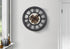 MN-489064    Clocks, 20" Round, Gear Mechanism, Wall Clock, Black, Transitional
