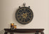 MN-529073    Clocks, 24" Round, Gear Mechanism, Wall Clock, Brown, Transitional
