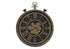 MN-529073    Clocks, 24" Round, Gear Mechanism, Wall Clock, Brown, Transitional