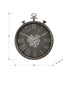 MN-549075    Clocks, 24" Round, Gear Mechanism, Wall Clock, Grey, Transitional