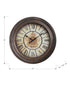 MN-569081    Clocks, 15" Round, Wall Clock, Antique Brown, Transitional