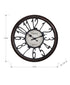 MN-599084    Clocks, 16" Round, Wall Clock, Antique Brown, Transitional