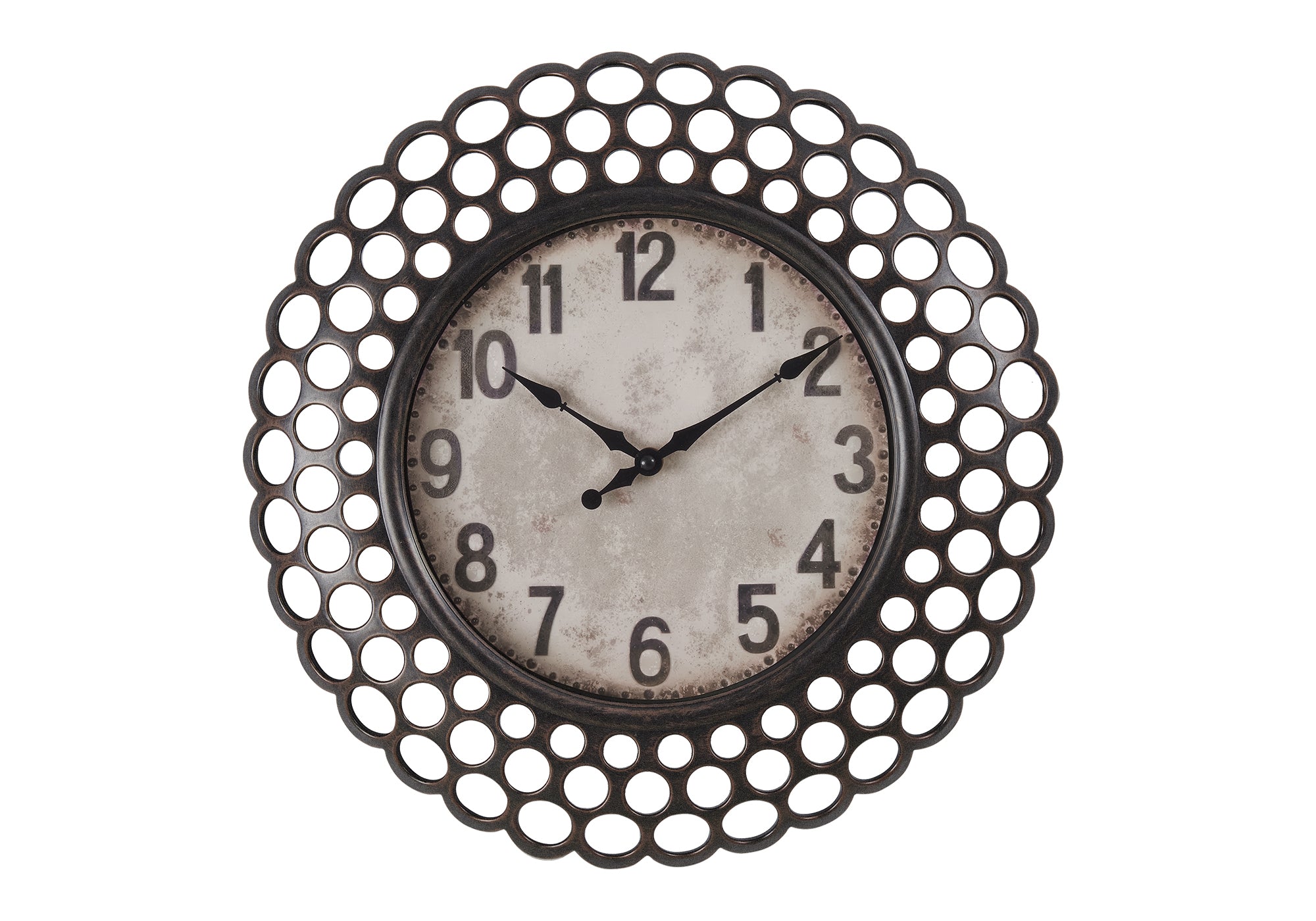 MN-629087    Clocks, 16" Round, Wall Clock, Dark Green, Transitional