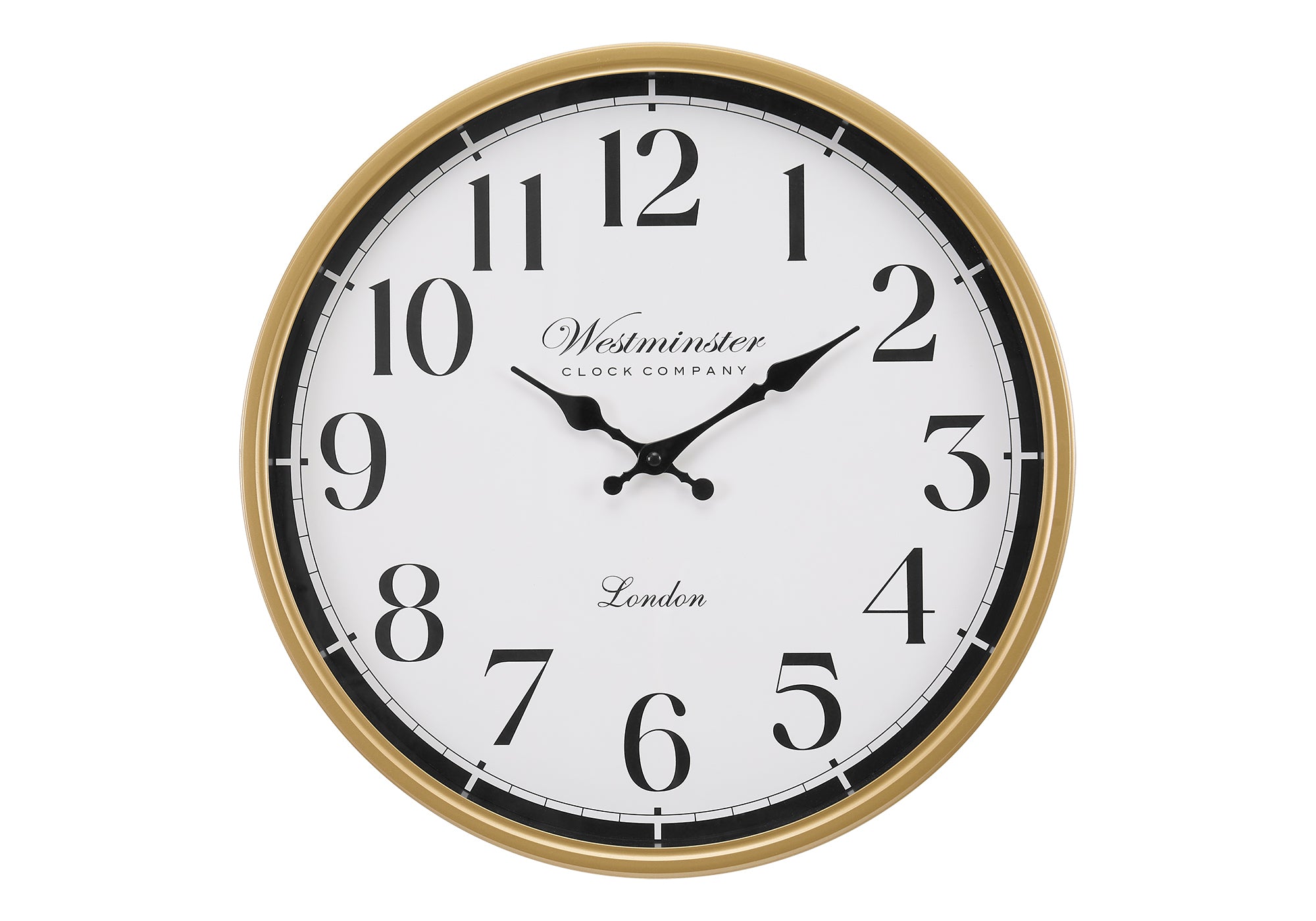 MN-Z369088    Clocks, 16" Round, Wall Clock, Gold Frame, Transitional