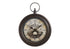 MN-639090    Clocks, 18" Round, Wall Clock, Antique Brown, Traditional