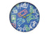 MN-X469104    Clocks, 18" Round, Juvenile, Wall Clock, Multi-colored Face, White Frame, Contemporary, Modern
