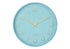 MN-499109    Clocks, 12" Round, Wall Clock, Blue Face, Blue Frame, Contemporary, Modern