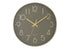MN-509110    Clocks, 12" Round, Wall Clock, Dark Bronze Face, Gold Frame, Contemporary, Modern