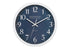 MN-S569116    Clocks, 12" Round, Wall Clock, Blue Face, White Frame, Modern, Contemporary