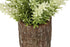 MN-Q909360    Artificial Plant, Set Of 2, 12" Tall, Mullberry Grass, Table, Brown Cement Pots, Contemporary, Modern