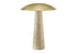 MN-549401    Lighting, 15"h, Led, Table Lamp, Beige Resin, Gold Metal, Contemporary
