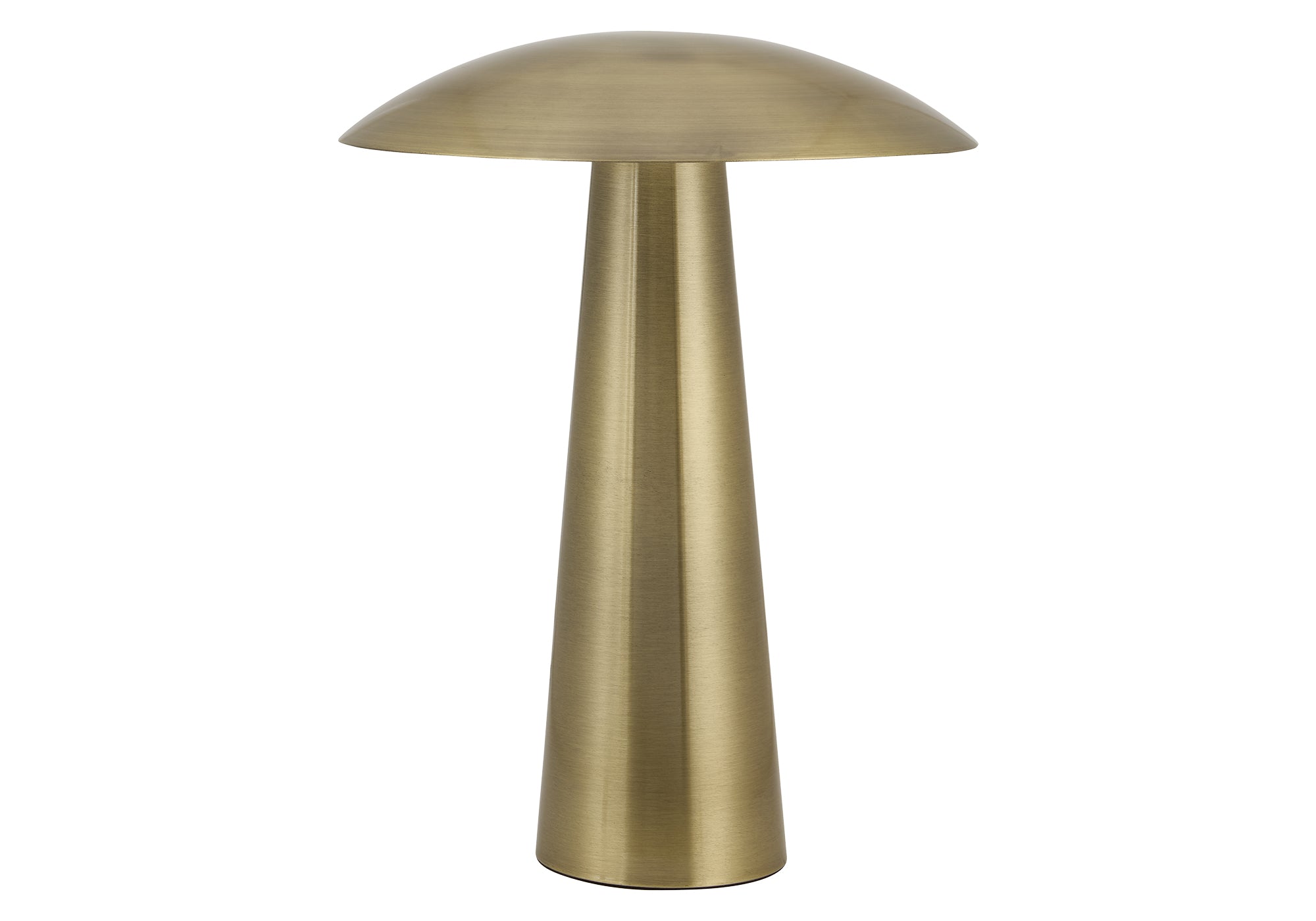 MN-559402    Lighting, 12"h, Led, Table Lamp, Gold Metal, Contemporary