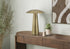 MN-559402    Lighting, 12"h, Led, Table Lamp, Gold Metal, Contemporary