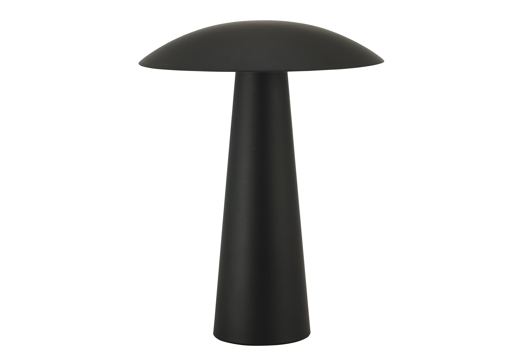 MN-569403    Lighting, 12"h, Led, Table Lamp, Black Metal, Contemporary