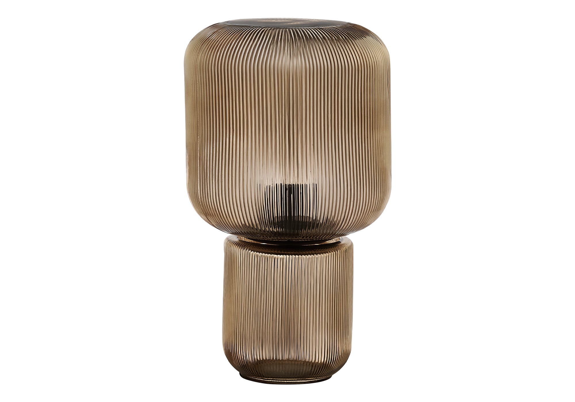 MN-R639406    Lighting, 15"h, Table Lamp, Gold Glass, Contemporary