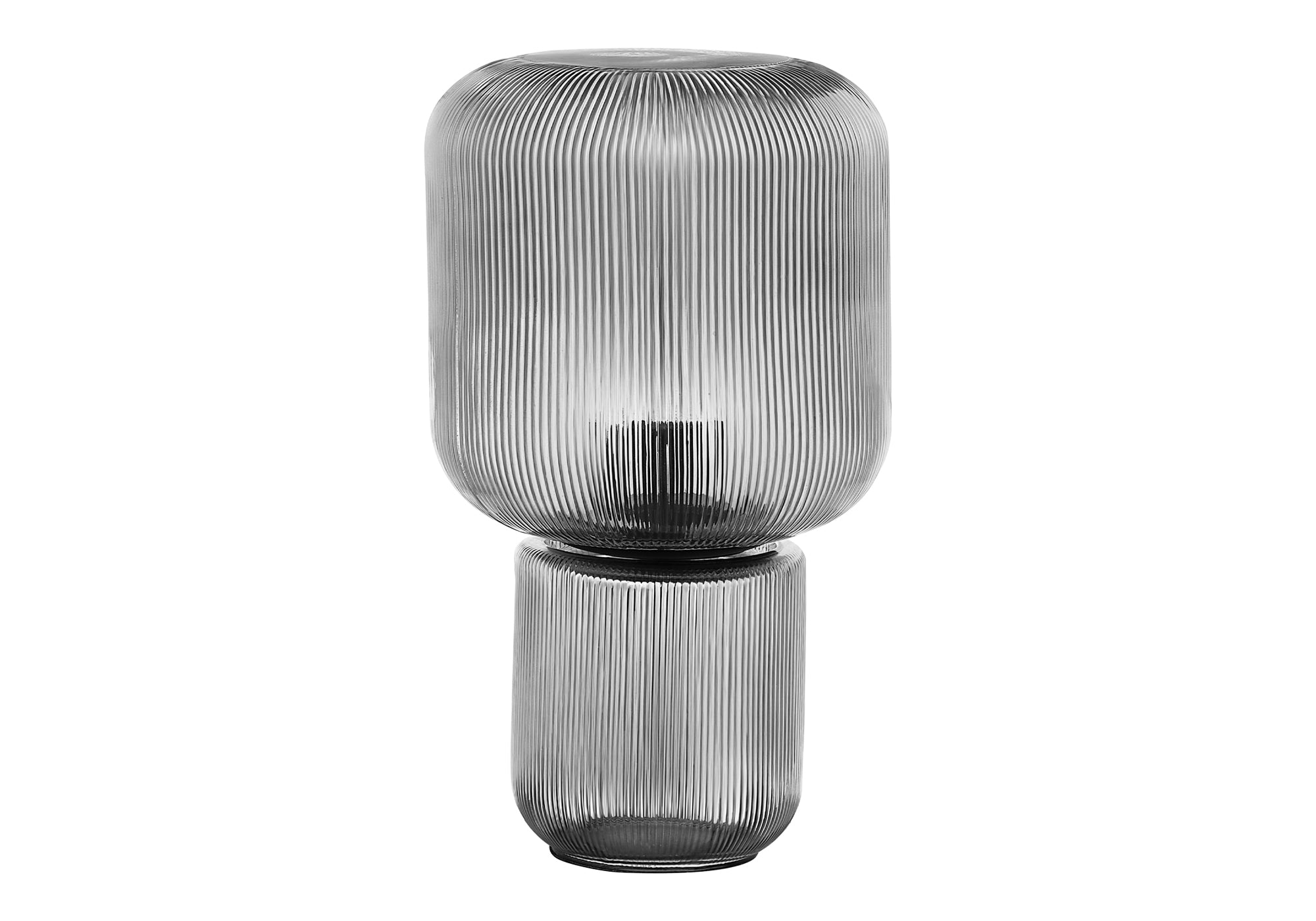 MN-R639407    Lighting, 15"h, Table Lamp, Clear Glass, Contemporary