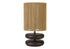 MN-599411    Lighting, 19"h, Table Lamp, Brown Resin, Beige Rope Shade, Contemporary