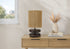 MN-599411    Lighting, 19"h, Table Lamp, Brown Resin, Beige Rope Shade, Contemporary
