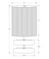 MN-609412    Lighting, 19"h, Table Lamp, Light Brown Resin, Beige Rope Shade, Contemporary