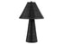 MN-639415    Lighting, 21"h, Table Lamp, Black Rattan, Contemporary