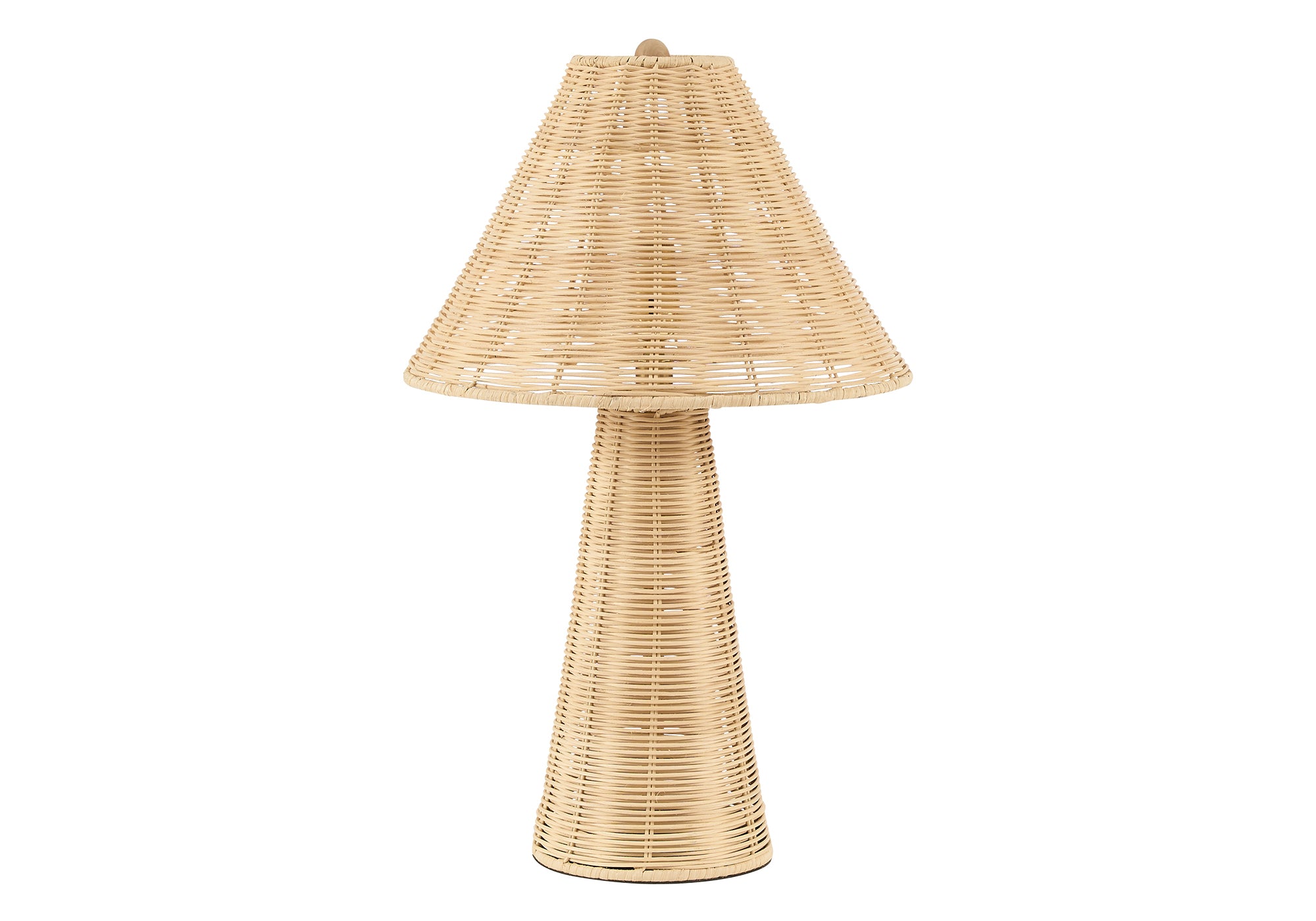MN-649416    Lighting, 21"h, Table Lamp, Natural Rattan, Contemporary