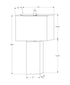 MN-689423    Lighting, 24"h, Table Lamp, Natural Linen, Contemporary