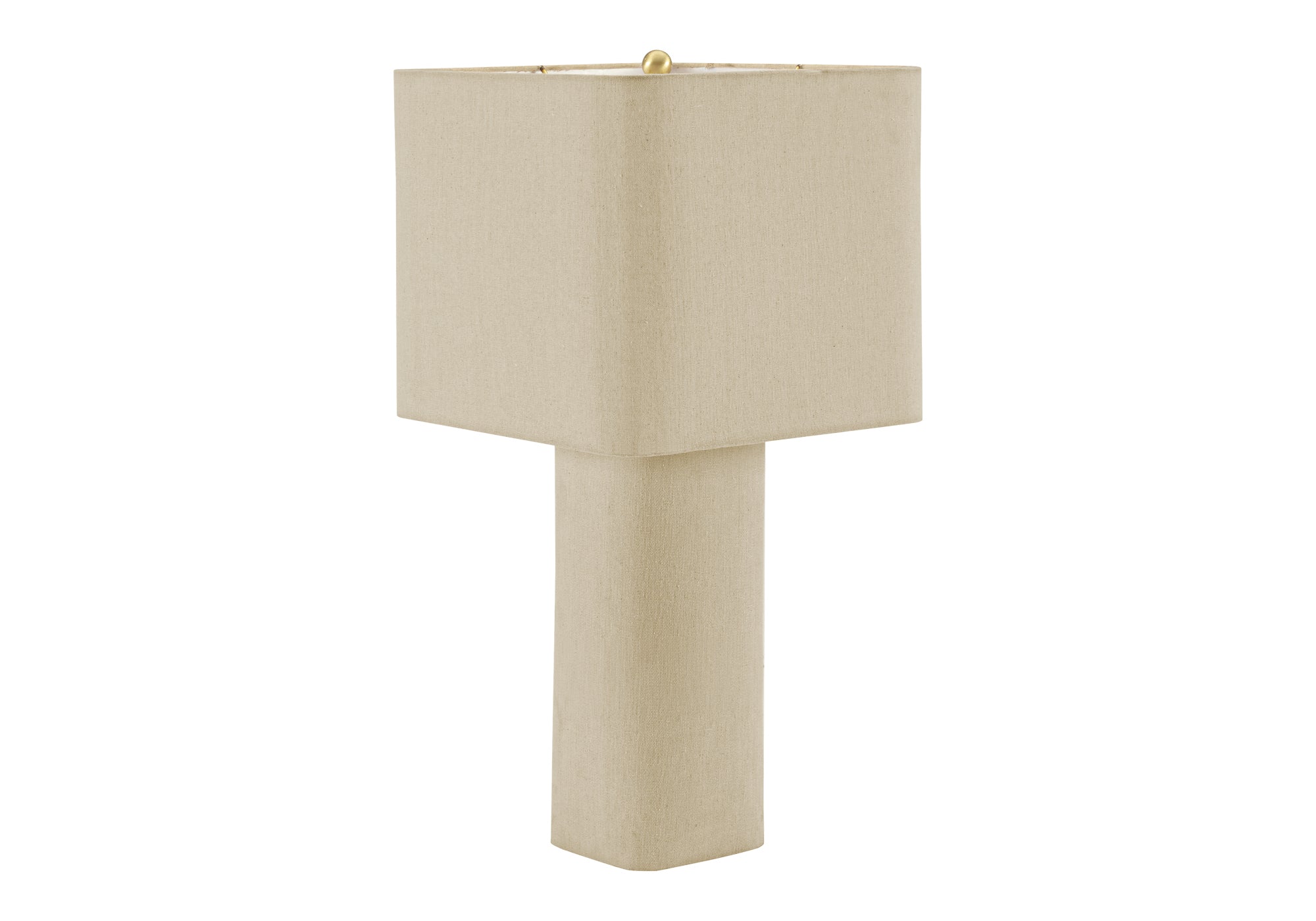 MN-689423    Lighting, 24"h, Table Lamp, Natural Linen, Contemporary