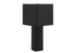 MN-699424    Lighting, 24"h, Table Lamp, Black Linen, Contemporary